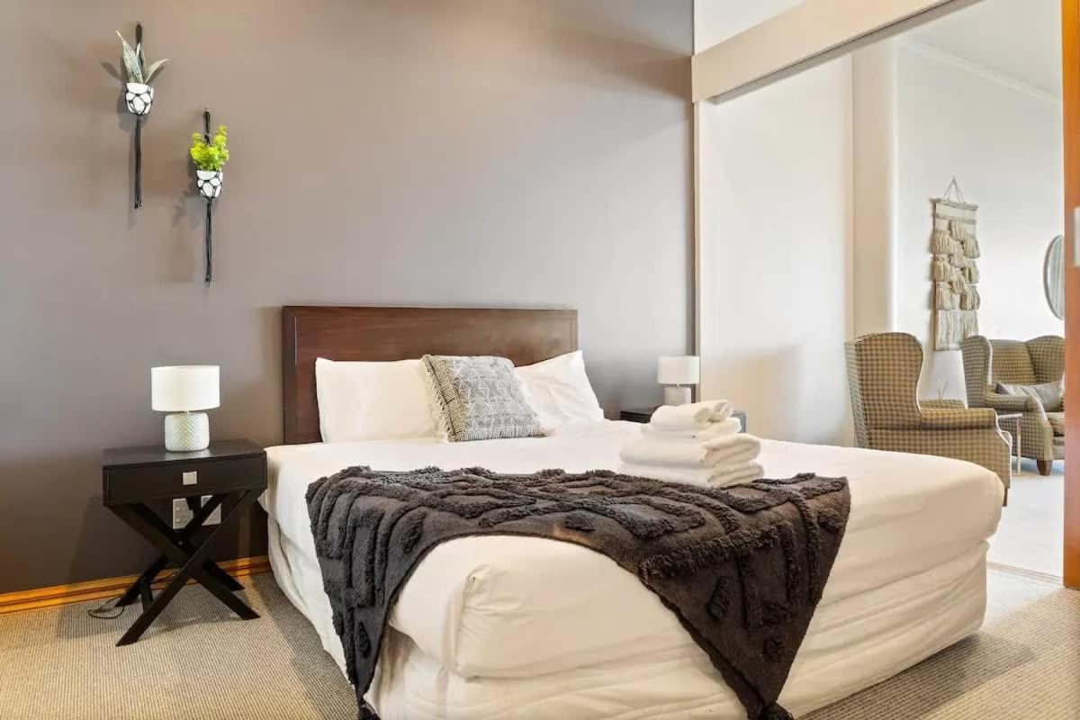 Relaxing Sea Wharf View Apartment Auckland Dış mekan fotoğraf
